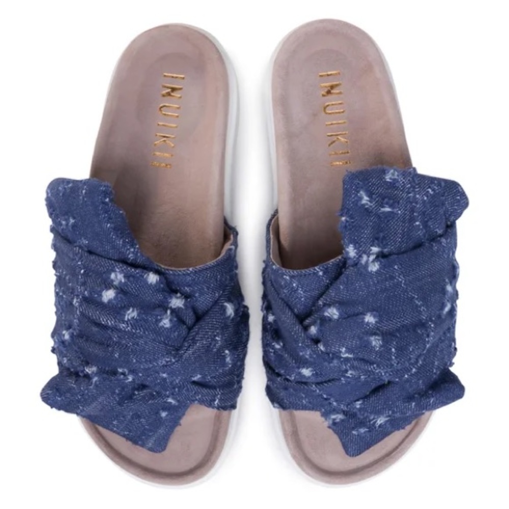 Inuikii Cotton mules draped and knotted size 41 , us 10 like jeans